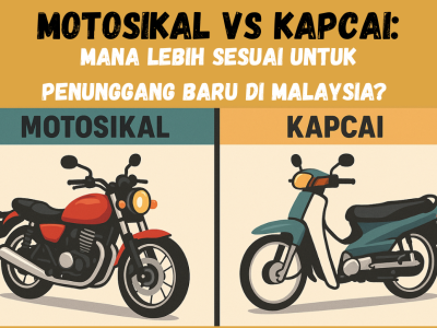 Motosikal vs Kapcai: Mana Lebih Sesuai Untuk Penunggang Baru di Malaysia?